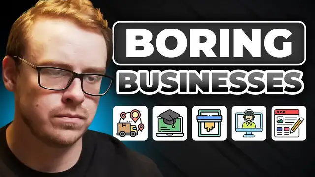 'Video thumbnail for shane hummus: profitable online businesses for beginners in 2025: boring ideas that work'