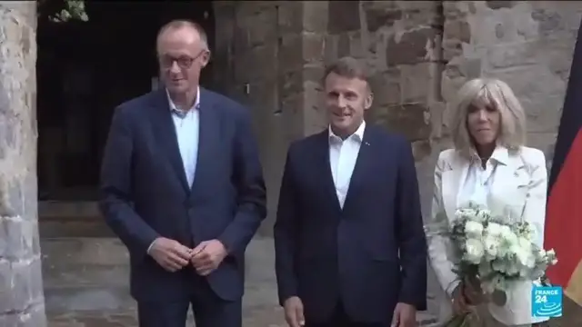 'Video thumbnail for German Chancellor Friedrich Merz visits France amid political uncertainty'