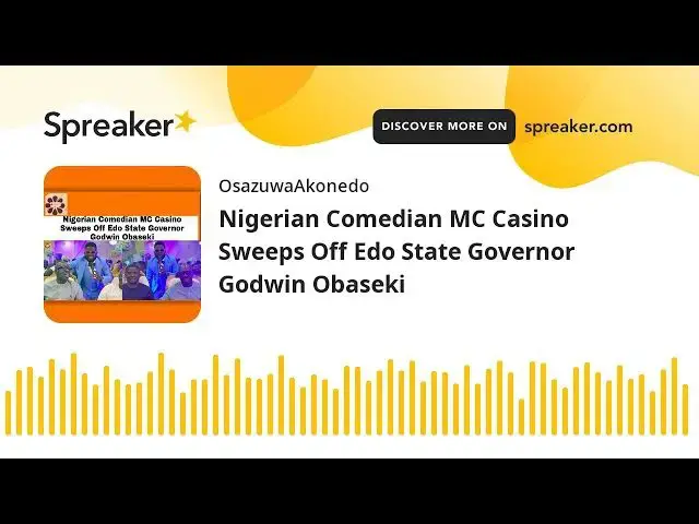 Video thumbnail for Nigerian Comedian MC Casino Sweeps Off Edo State Governor Godwin Obaseki