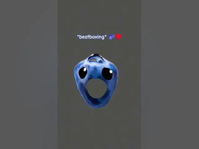 Video thumbnail for a blueberry beatboxing is so cute