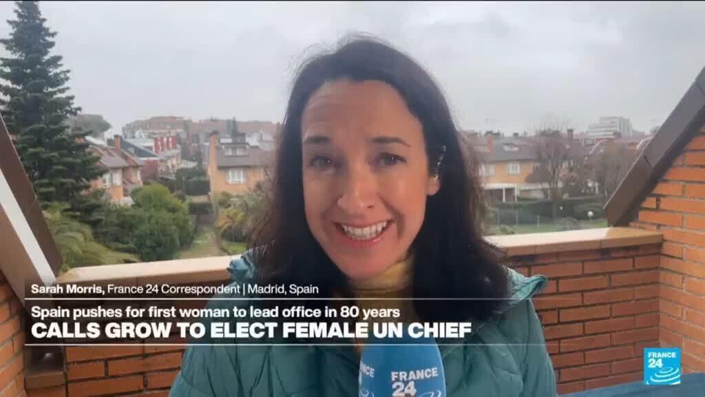 Video thumbnail for Spain pushes for first female UN chief since organisation's foundation