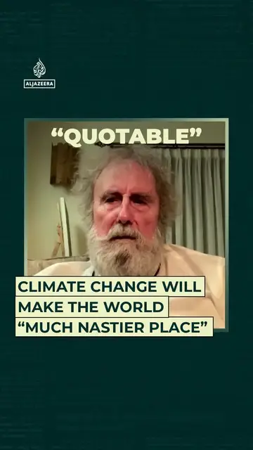 Video thumbnail for Climate change will make the world “much nastier place”