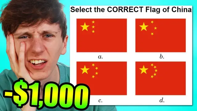 Video thumbnail for Guess the WRONG Flag = $50 to Charity