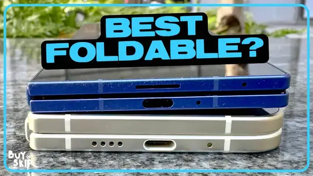 'Video thumbnail for Did Google Out-Fold Samsung? Pixel 10 Pro Fold vs. Galaxy Z Fold 7 Review'