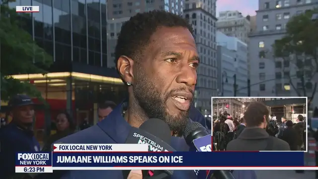 'Video thumbnail for Public advocate Jumaane Williams on ICE presence in NYC'