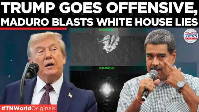 'Video thumbnail for Trump Targets Venezuelan Traffickers Maduro Turns Tables on White House | Times Now World'
