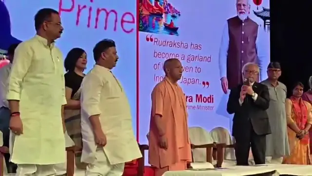 Video thumbnail for India: Wife of Former Japanese PM Shinzo Abe Attends Inauguration of Varanasi Memorial.