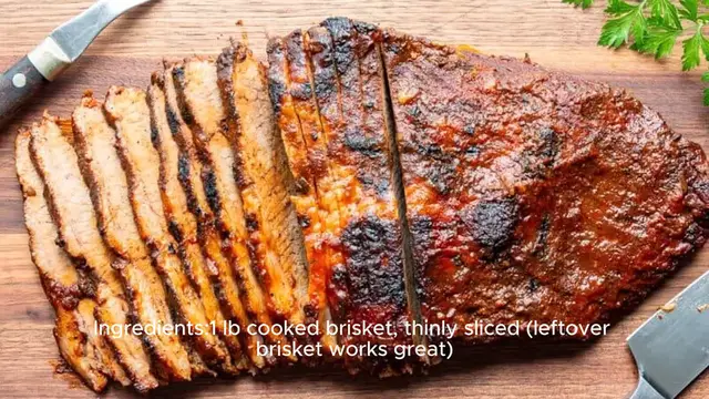 Video thumbnail for BBQ Brisket Melts Recipe