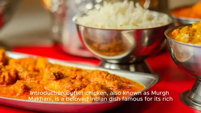 Video thumbnail for Butter Chicken Recipes