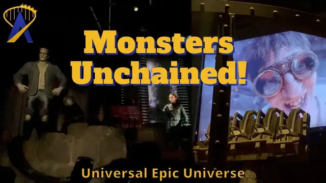 Video thumbnail for Monsters Unchained: The Frankenstein Experiment pre-show | Dark Universe ride | Epic Universe
