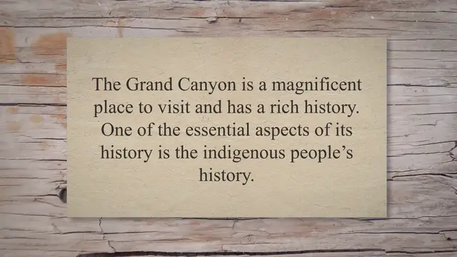 Video thumbnail for The Grand Canyon's Rich Indigenous History