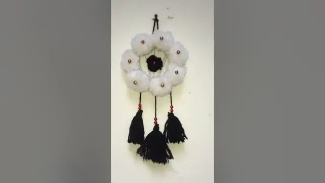 Video thumbnail for wool wall hanging #shorts