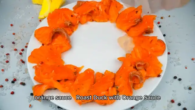 'Video thumbnail for Roast Duck with Orange Sauce'