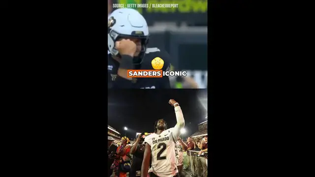 'Video thumbnail for Ryan Staub Hit Shedeur Sanders Celebration After Touchdown vs Delaware'