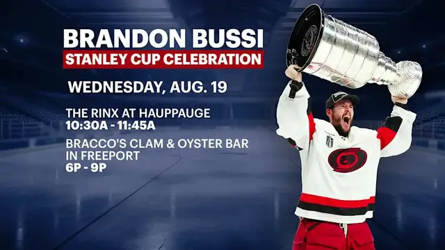 Video thumbnail for NHL’s Brandon Bussi to bring Stanley Cup to Long Island next week