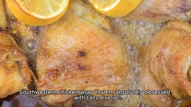 Video thumbnail for Crunchy Southwestern Chicken Wrap