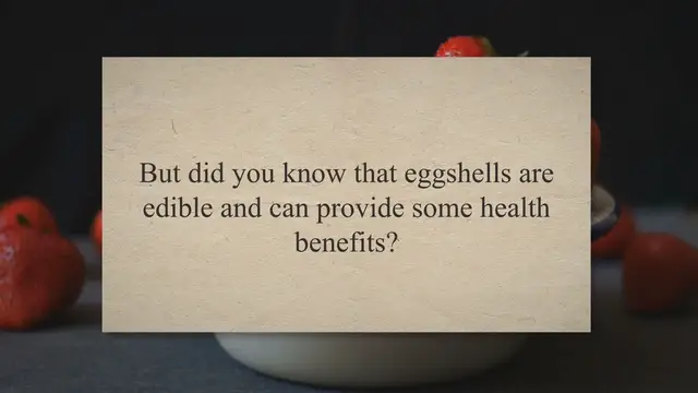 Video thumbnail for Can You Eat Eggshells?