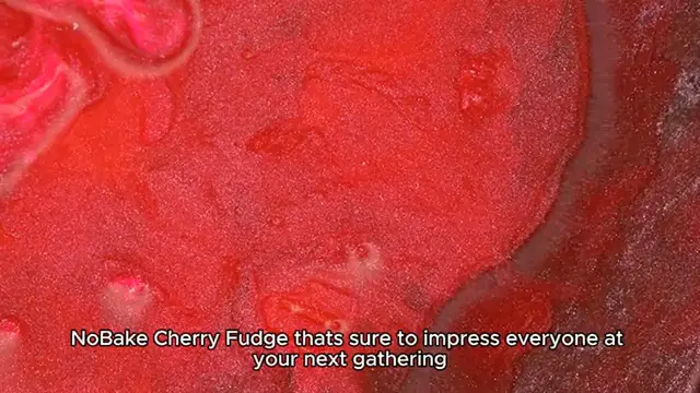 Video thumbnail for No-Bake Cherry Fudge