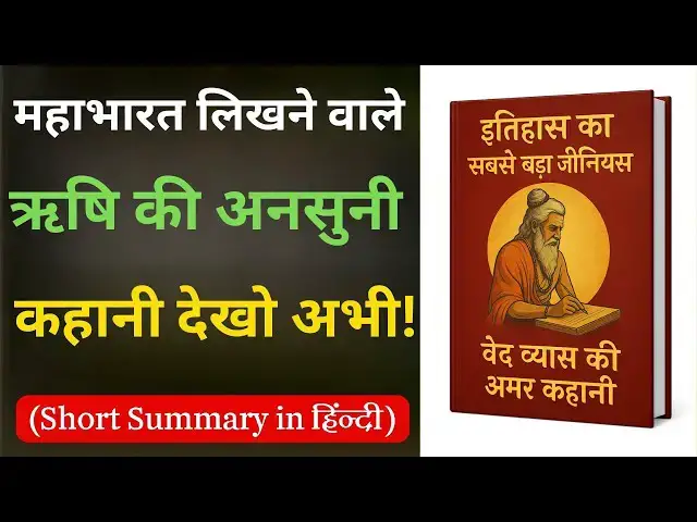 'Video thumbnail for महाभारत, वेद और पुराण: एक ही जीनियस Ved Vyas की देन!'