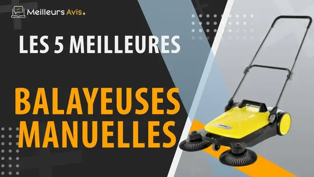 Video thumbnail for ⭐️ MEILLEURE BALAYEUSE MANUELLE - Comparatif 2023