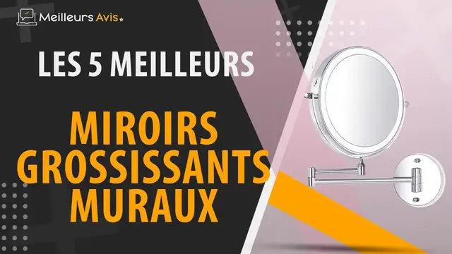 Video thumbnail for ⭐️ MEILLEUR MIROIR GROSSISSANT MURAL - Avis & Guide d'achat (Comparatif 2023)