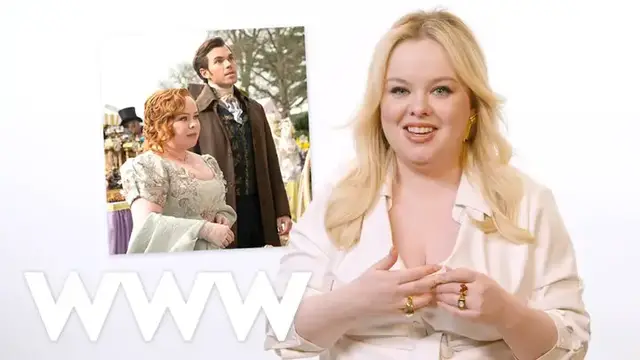 'Video thumbnail for Nicola Coughlan Talks Bridgerton Season 3 | Who What Wear'