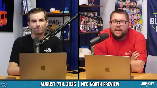 'Video thumbnail for Are the Packers Super Bowl Bound? (NFC North Preview + Rankings)'