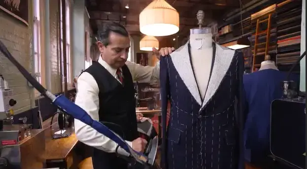 Video thumbnail for Made In: Craig Robinson New York creates custom-made suits by hand