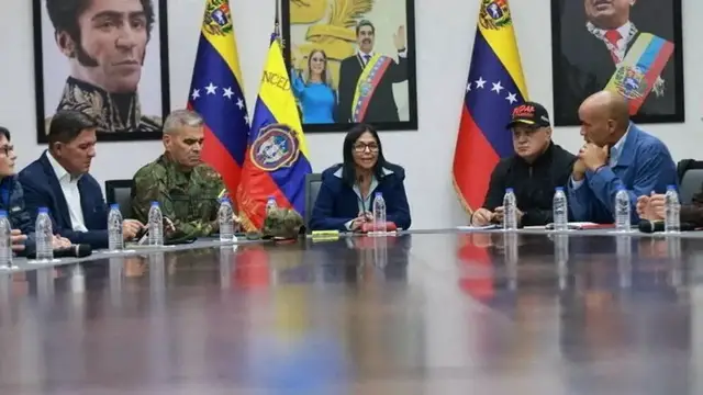 Video thumbnail for Venezuela's acting president Delcy Rodriguez invites Donald Trump to "collaborate"