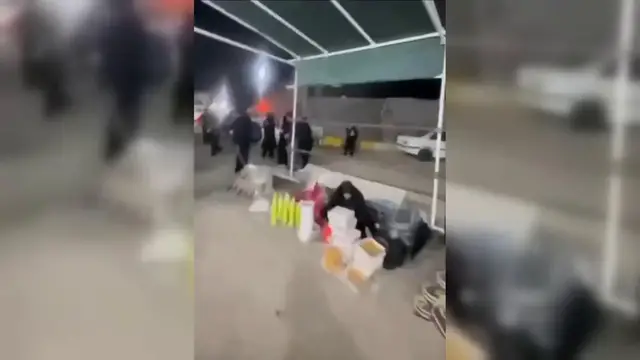 Video thumbnail for Iraq: Pilgrims Fleeing After Reported Strike at Iran–Iraq Border.