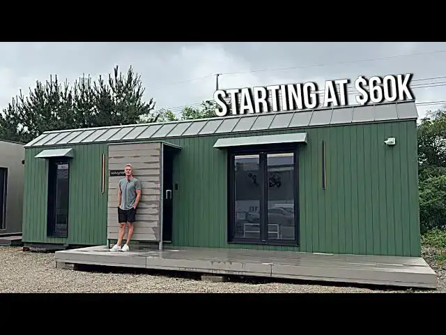 'Video thumbnail for kerry tarnow: stylish & affordable prefab home tour: modern design & tiny house inspiration'
