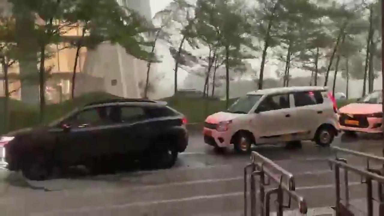 Video thumbnail for India: IMD Issues Yellow Alert as Storms Sweep Delhi-NCR Region.