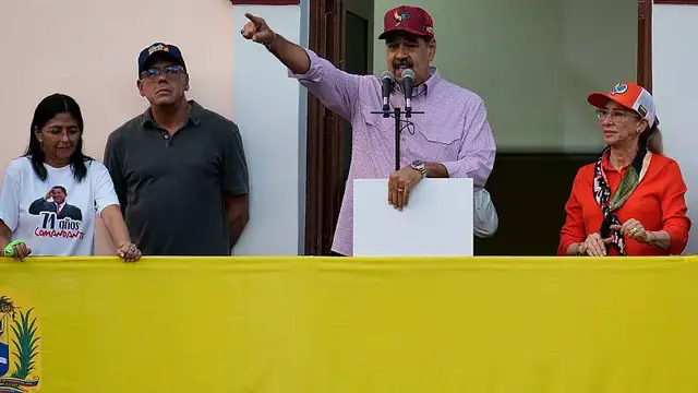 'Video thumbnail for U.S. doubles bounty on Venezuela’s Maduro to $50 million over drug charges'