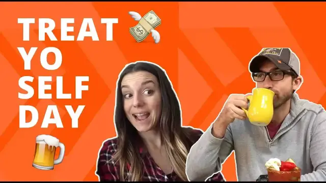 Video thumbnail for debt free millennials: $1,000 treat yourself day! budgeting for fun, sushi, and self-care