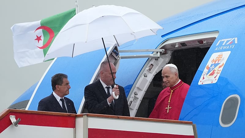 Video thumbnail for Pope Leo XIV begins historic Algeria visit on first leg of Africa tour