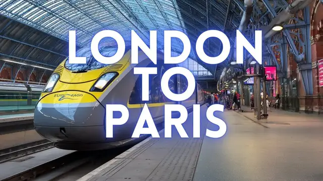 'Video thumbnail for London to Paris High Speed Train Eurostar Premier First Class 2025'