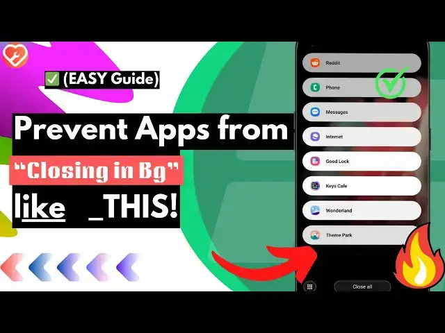 Video thumbnail for How to Keep Android Apps Running in the Background (No Closing) | [background apps auto close]