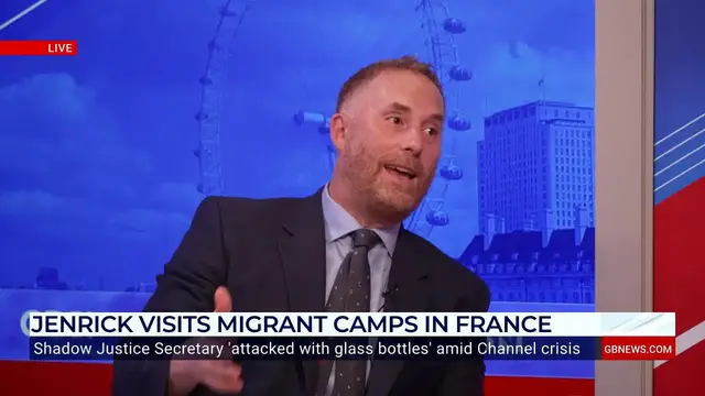 'Video thumbnail for A proportion of migrants 'do pose a threat' to Britons, Mark White says'