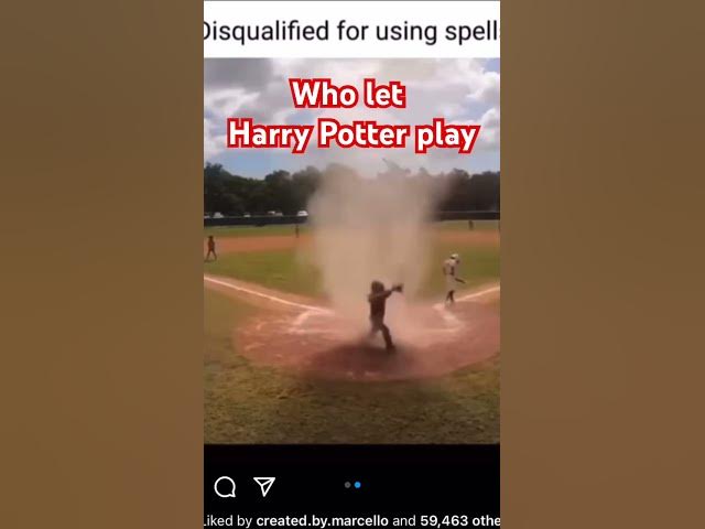 Video thumbnail for Who let Harry Potter play #basketballtrushtalk taken to another level #tornado #funny