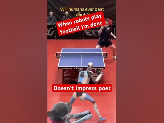 Video thumbnail for When robots start playing football I’m done #funny #shorts #tennis