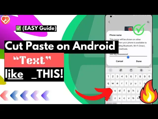 Video thumbnail for How to Cut & Paste on Your Android (easy peasy) (Text Only)