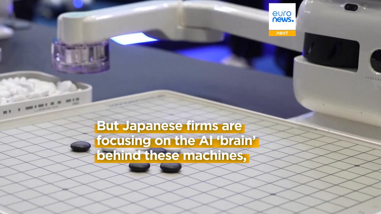 Video thumbnail for Would you work with a joke-cracking robot? Japan tries to catch up with China’s humanoids