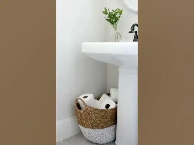 Video thumbnail for Ideias diferentes de como armazenar papel higienico no banheiro #organizaçao