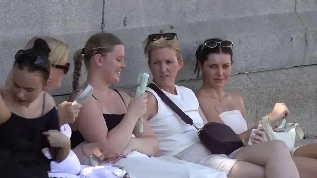 Video thumbnail for US: UK heatwave breaks June temperature record set in 1976.