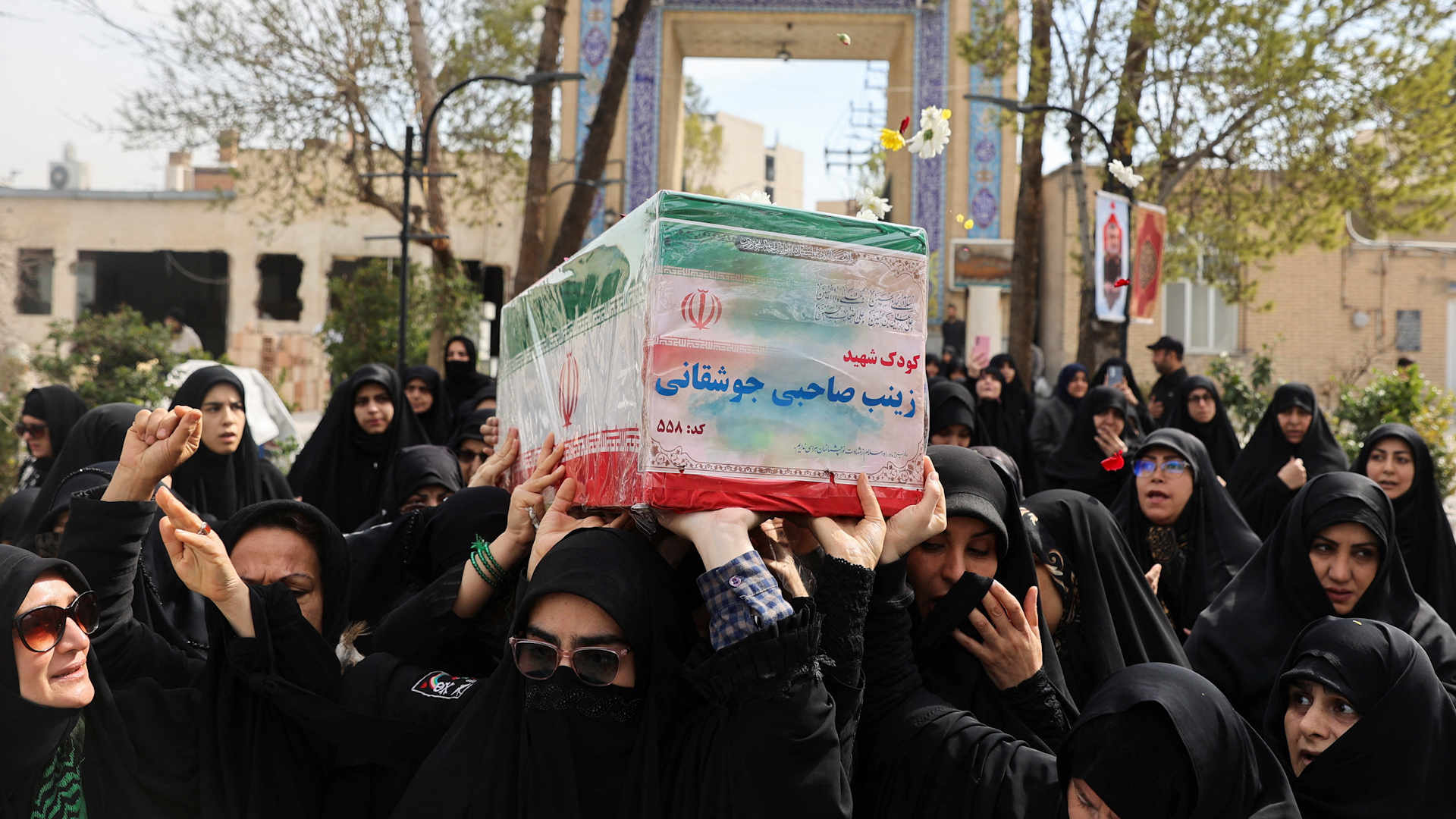 Video thumbnail for Iran's state TV outlines five conditions to end war