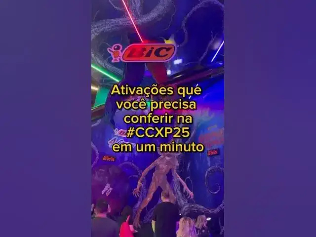 Video thumbnail for Separamos algumas ativações imperdíveis pra vocês curtirem na #CCXP25! #pipocasnaccxp