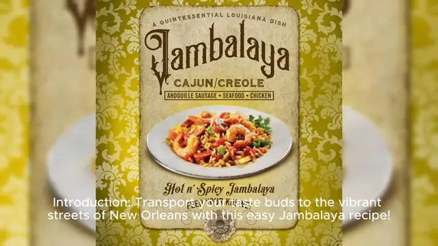 Video thumbnail for Easy Jambalaya Recipes