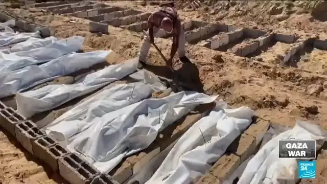 'Video thumbnail for Gaza calls for international help as thousands remain missing under rubble'