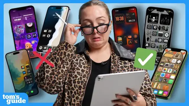 'Video thumbnail for iPhone iOS 18 Home Screen Layouts | Tom's Guide Reviews Your Submissions'