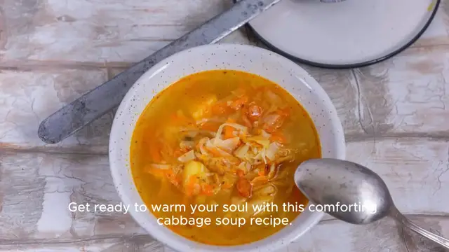 Video thumbnail for Comforting Cabbage Soup Recipe